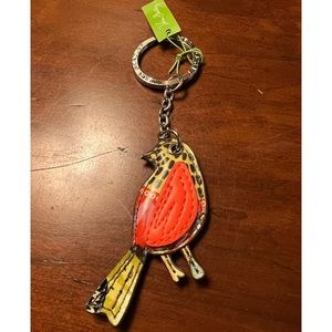 NWT Vera Bradley Bird Keychain
